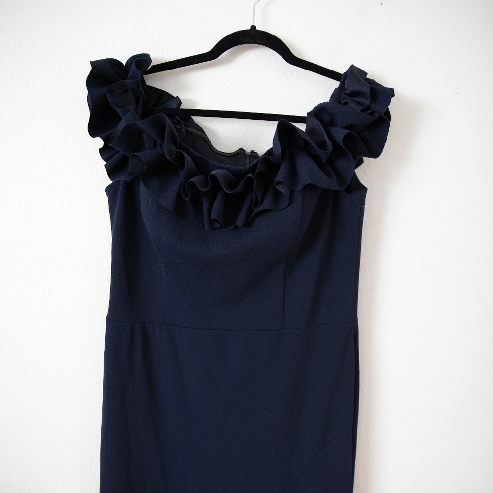 XSCAPE Ruffled Off The Shoulder Gown - Picture 3 of 5
